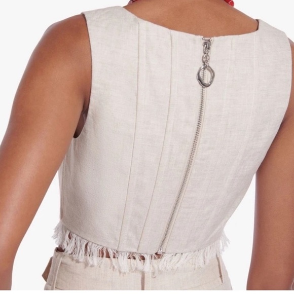 Staud Cotton Corset Top - Picture 2 of 4